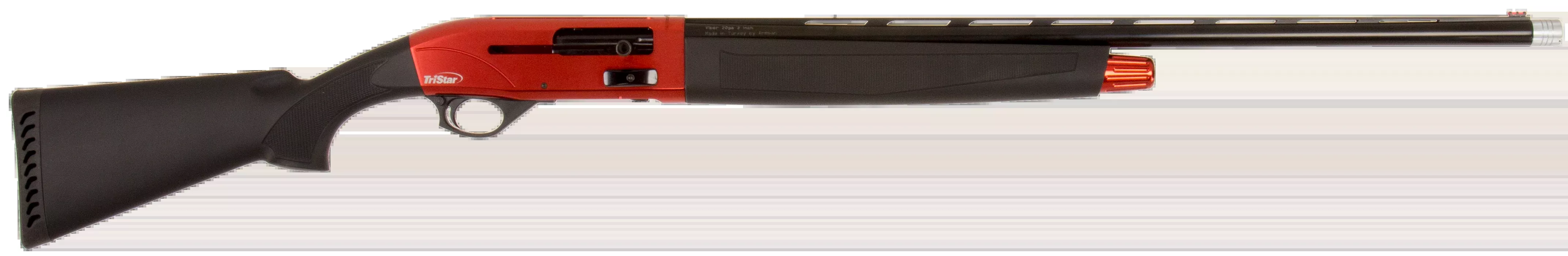 TriStar Viper G2 Compact 20 Gauge 26" 3" 5+1 Semi-Auto Shotgun - Red Anodized Steel Receiver, Synthetic Stock
