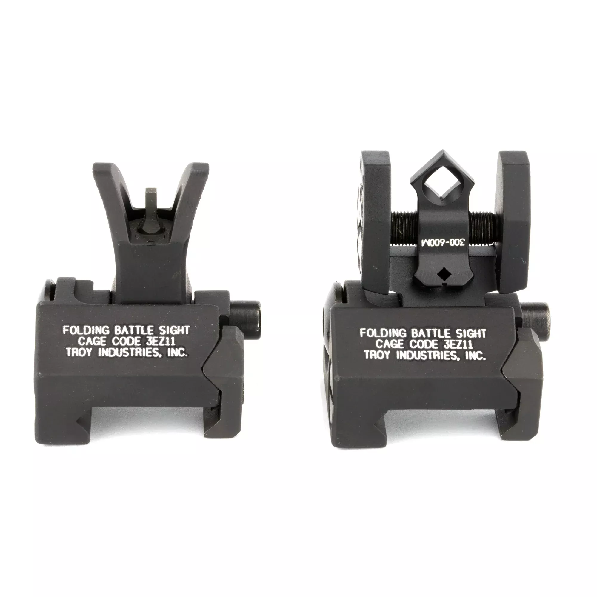 TROY Industries Micro BattleSight Set, M4 Front & Di-Optic Rear, Folding, Black SSIG-MCM-SSBT-00