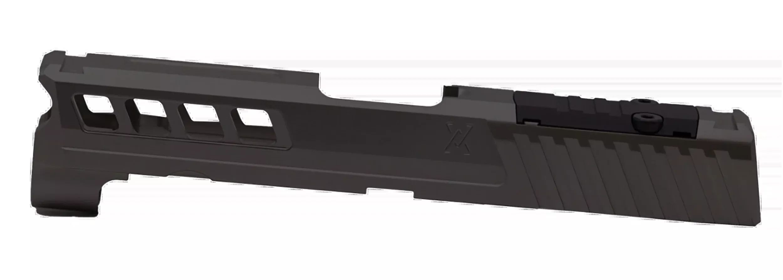 TRUE PRECISION INC Axiom Pro Optic Cut Slide for Springfield Hellcat, Black DLC, 416R TPSHCPSBCRMS