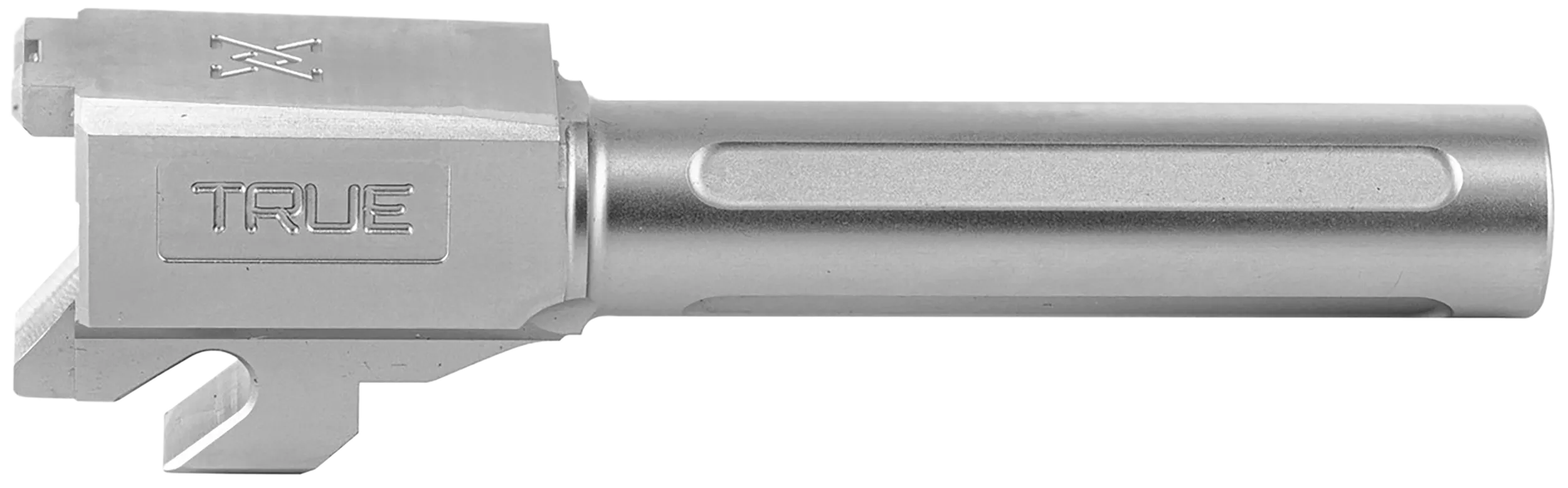 True Precision Inc TPP32CBX Sig9mm Luger 3.90" Fluted Satin Stainless Steel, Fits Sig P320 Compact/P320 X-Carry/P320 M18