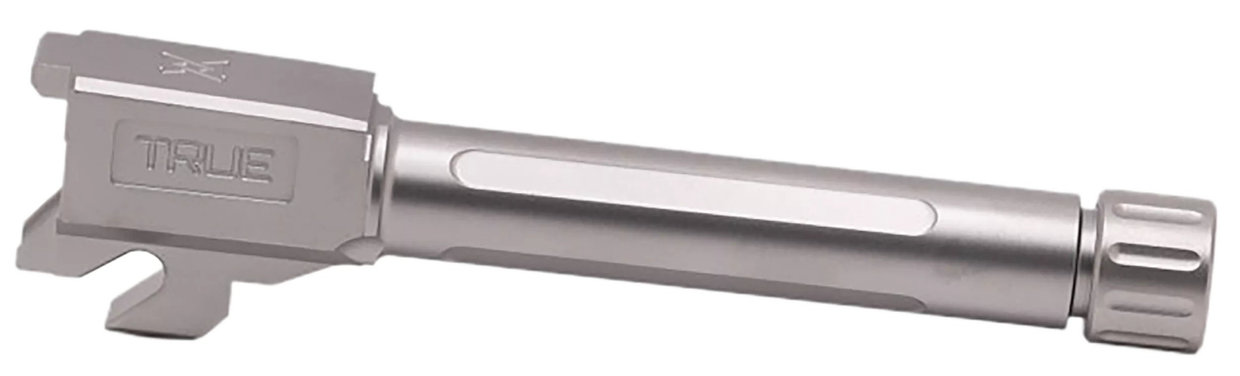 True Precision Inc TPP32CBXT Sig9mm Luger 3.90" Threaded Satin Stainless Steel, Fits Sig P320 Compact /P320 X-Carry/P320 M18