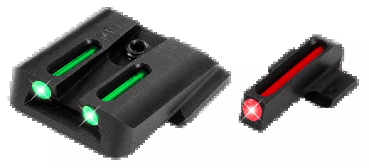 TruGlo Brite-Site Fiber Optic Sight Set for Smith & Wesson M&P 380 EZ, Red Front/Green Rear TG131MP1