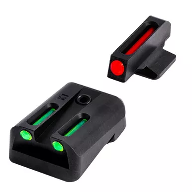 TruGlo Fiber Optic Sight Set for Kimber 1911 - Green Rear Fibers Red Front