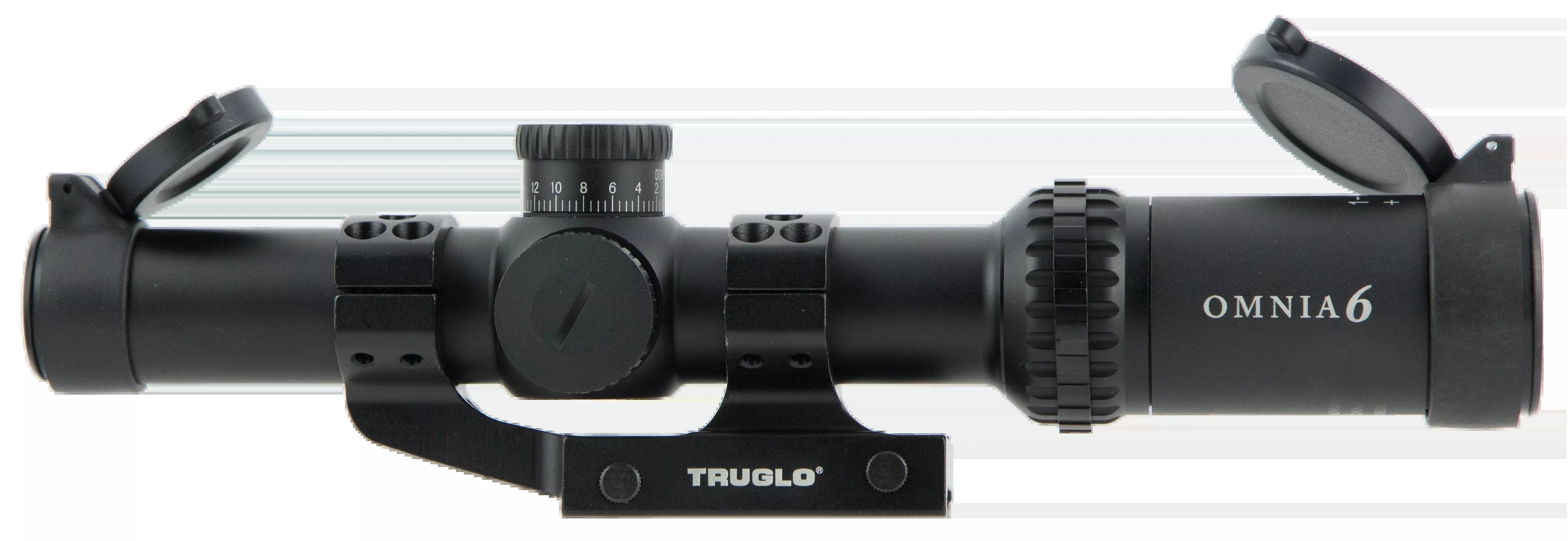 TruGlo Omnia 1-6x24 Rifle Scope, 30mm Tube, Illuminated All Purpose Tactical Reticle TG8516TLR