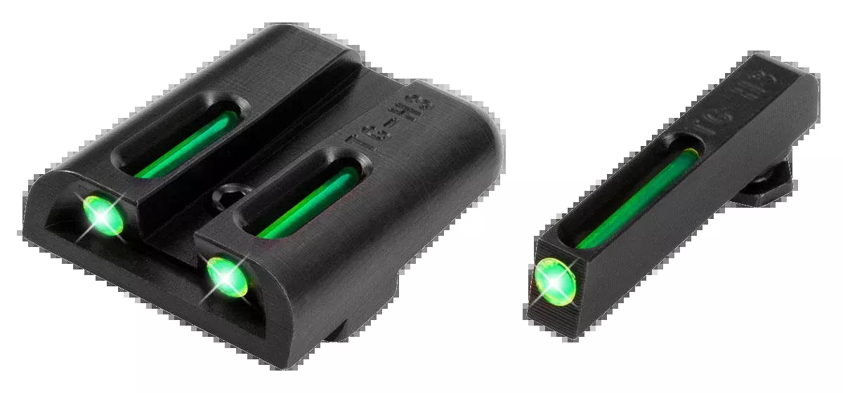 Truglo TFO Tritium‑Fiber Optic Sights for Sig Sauer P‑Series (#6 Front/#8 Rear) TG131ST2