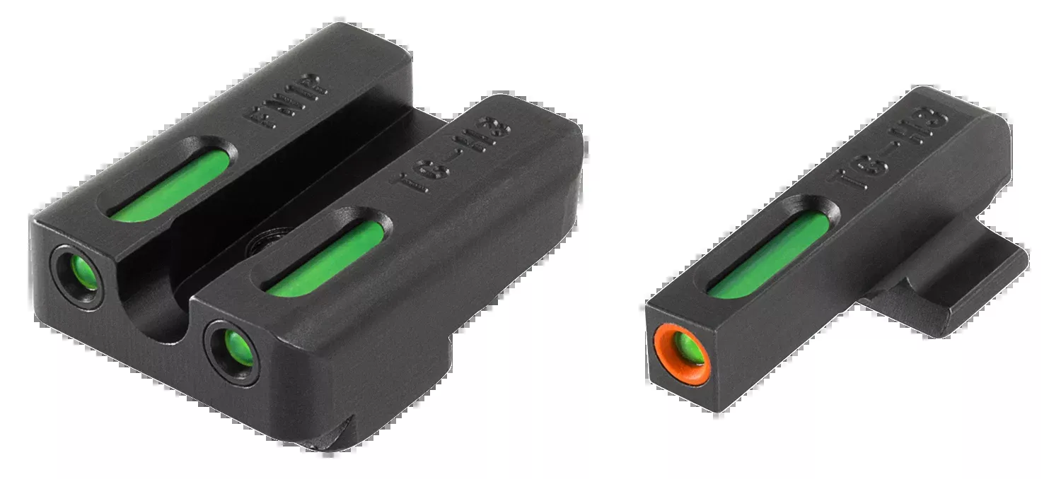 TruGlo TFX Pro FNX-40/FNP-40/FNS-40 Tritium Fiber Optic Sight Set - Black Nitride