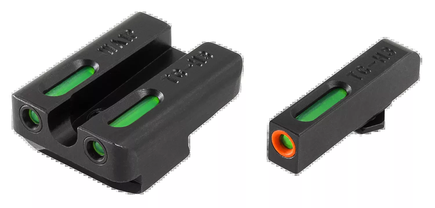 TruGlo TFX Pro Tritium/Fiber-Optic Sight Set for Walther PPQ/P99, Orange Front Ring, TG13WA1PC