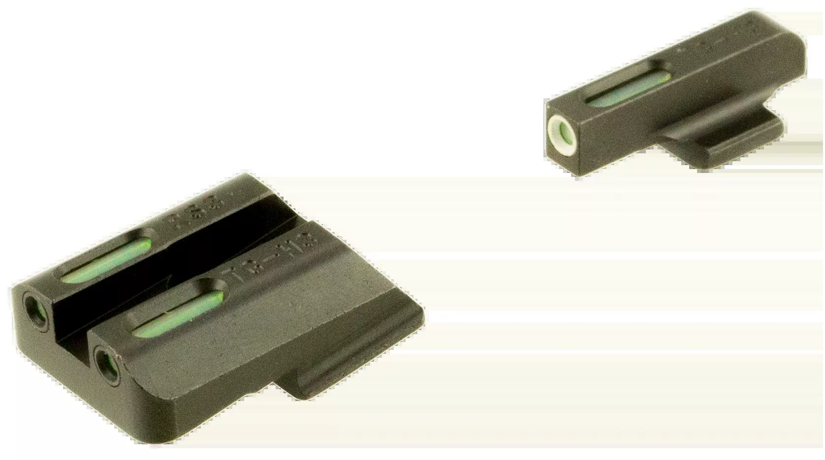 TruGlo TFX TG13RS3A Day/Night Sight Set - Ruger American - Green Tritium & Fiber Optic