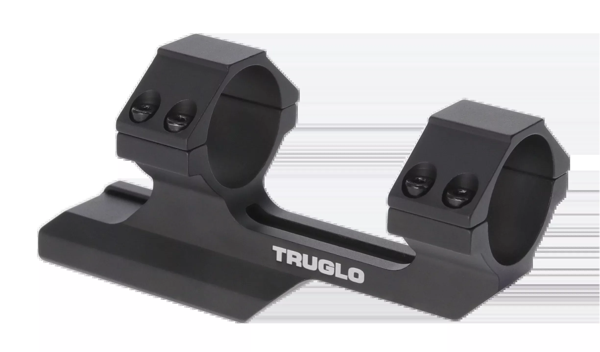 TruGlo TG8964B One-Piece Tactical Scope Mount 30mm 1.50" Riser Picatinny Black Matte Anodized