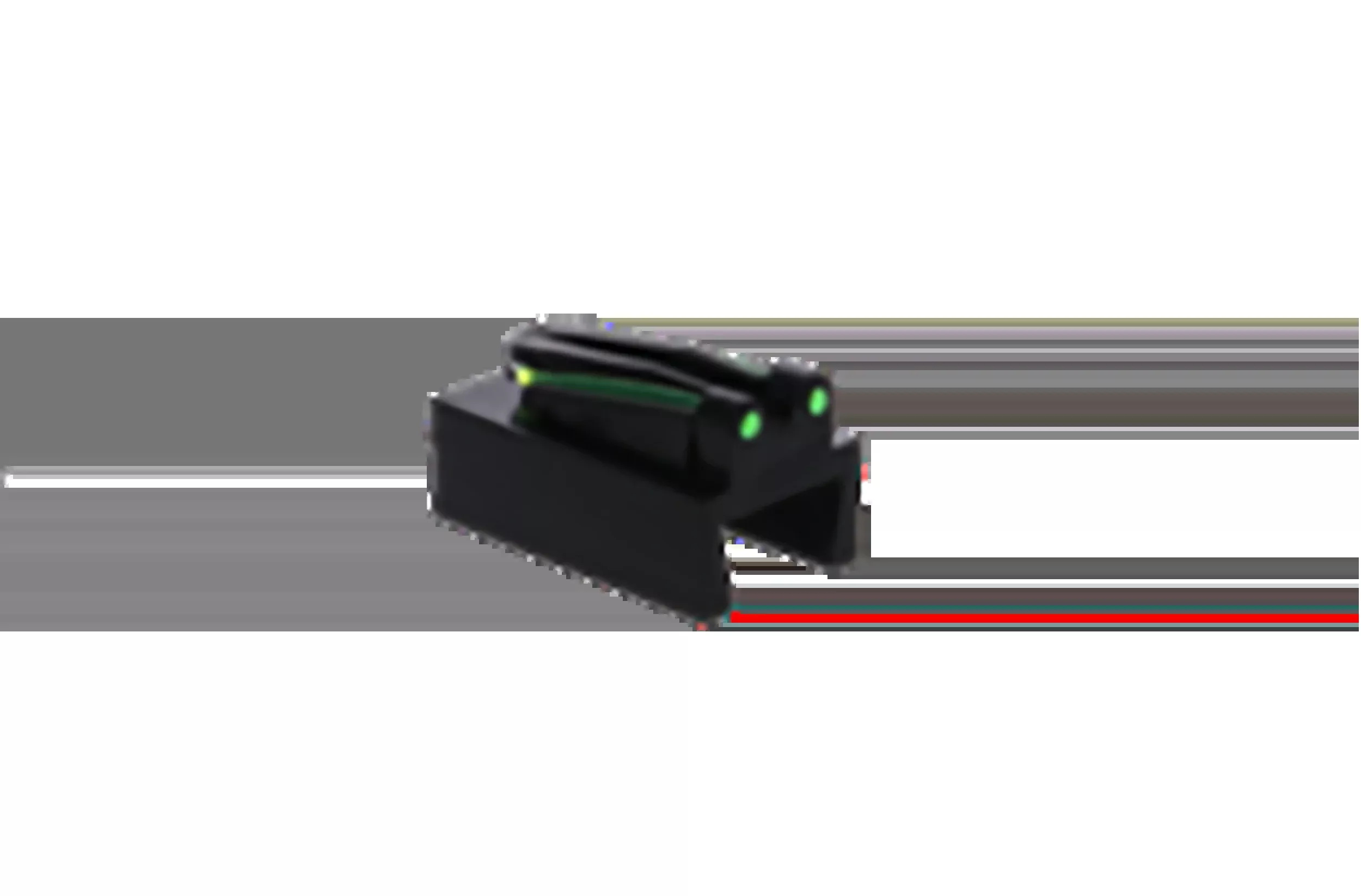 Truglo TG941XD Magnum Gobble-Dot Xtreme 12ga Benelli Shotgun Fiber Optic Sight Set - 5/16" Vent Rib - Red Front/Green Rear