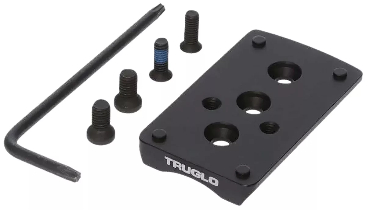 TruGlo TGTG8950M2 Pistol Red Dot Sight MountBlack Nitride Fortress Steel Trijicon RMR Mount