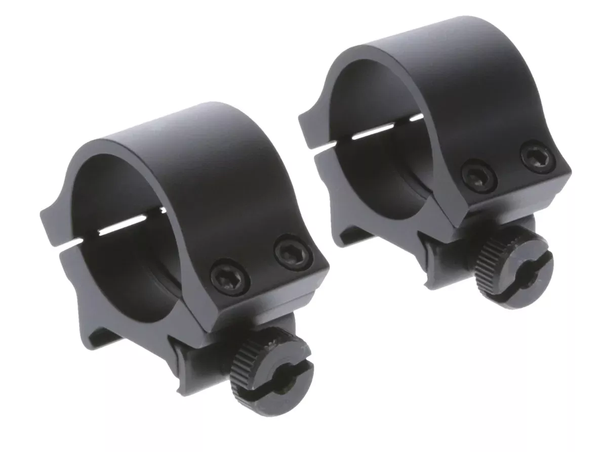 TruGlo TGTG8961B1 Lightweight Scope RingsMatte Black 1" Medium