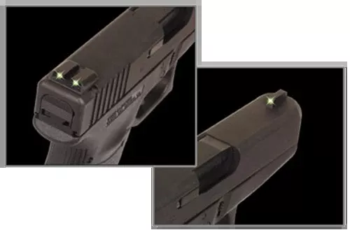 Truglo Tritium Night Sights for Springfield XD, XDM & XDS – Green Front/Rear Set, TG231X