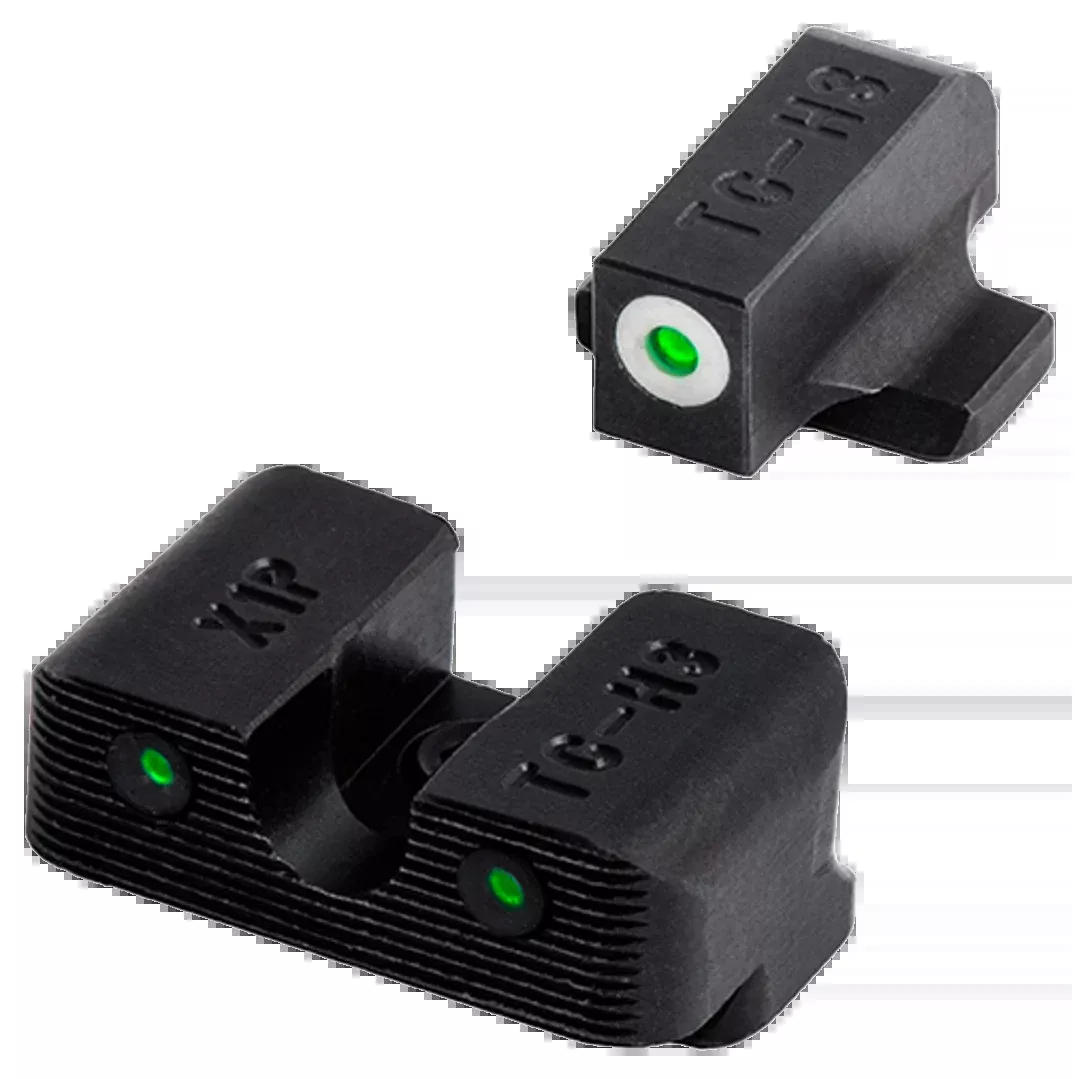 Truglo Tritium Pro Night Sight Set for Glock 42/43, Orange Focus-Lock Front, Green Rear - TG231G1AC