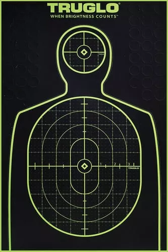 TRUGLO TRU-SEE TARGETS HANDGUN 12X18 6PK