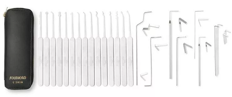 Twenty-Two Piece Slim Line Lock Pick Set - C2010Regular price