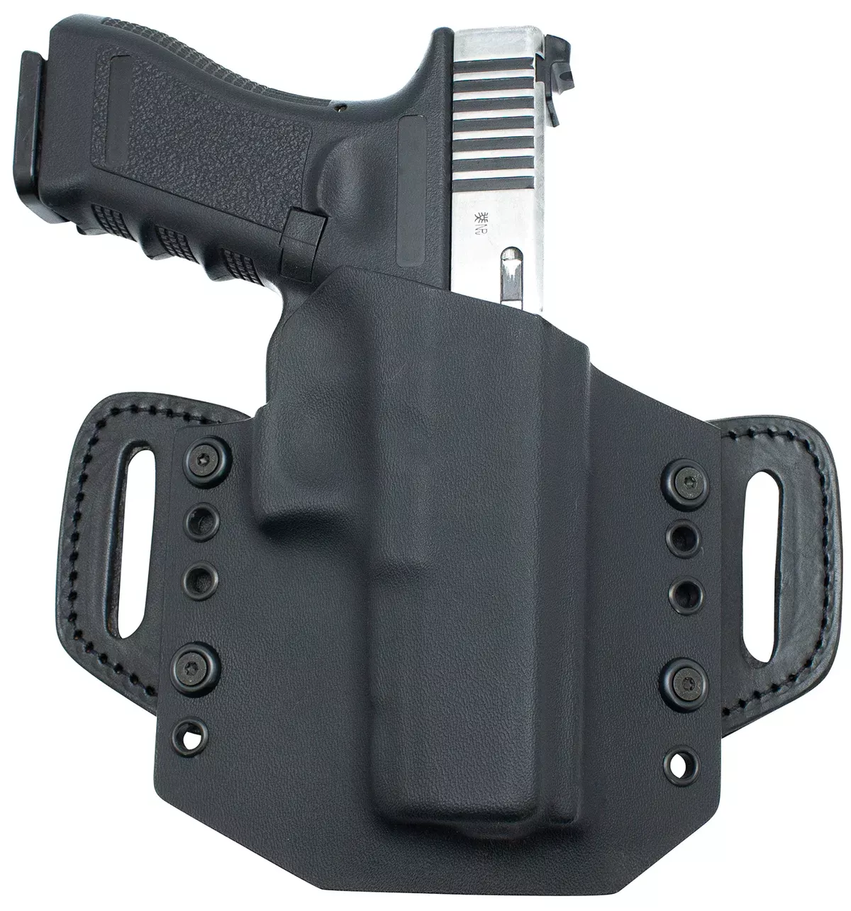 TX 1836 Kydex OATH300 OathKeeperOWB Black Kydex Belt Slide Fits Glock 17