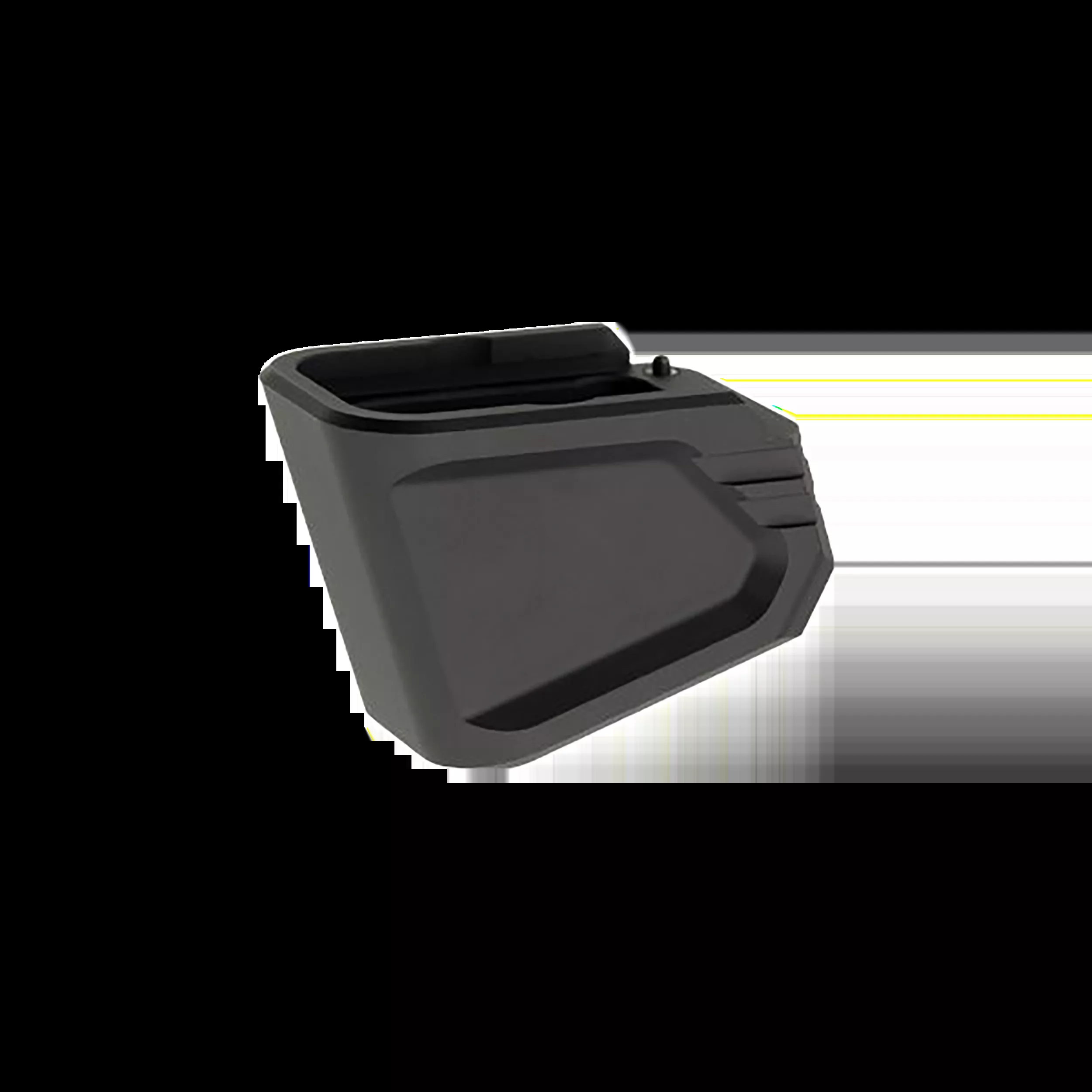 Tyrant CNC TDG17MAGEXBLKMagazine Extension Fits Glock 17/22/34/35/19X Black Aerospace Grade Aluminum