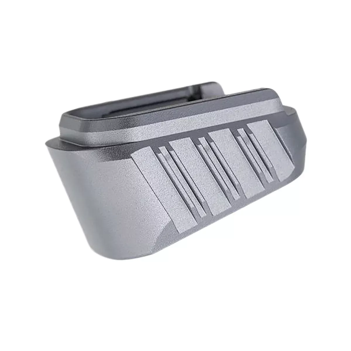 Tyrant CNC TDHCATMAGEX3GREY Hellcat Magazine Extension Fits Springfield Hellcat Pro Grey 7000 Series Aluminum