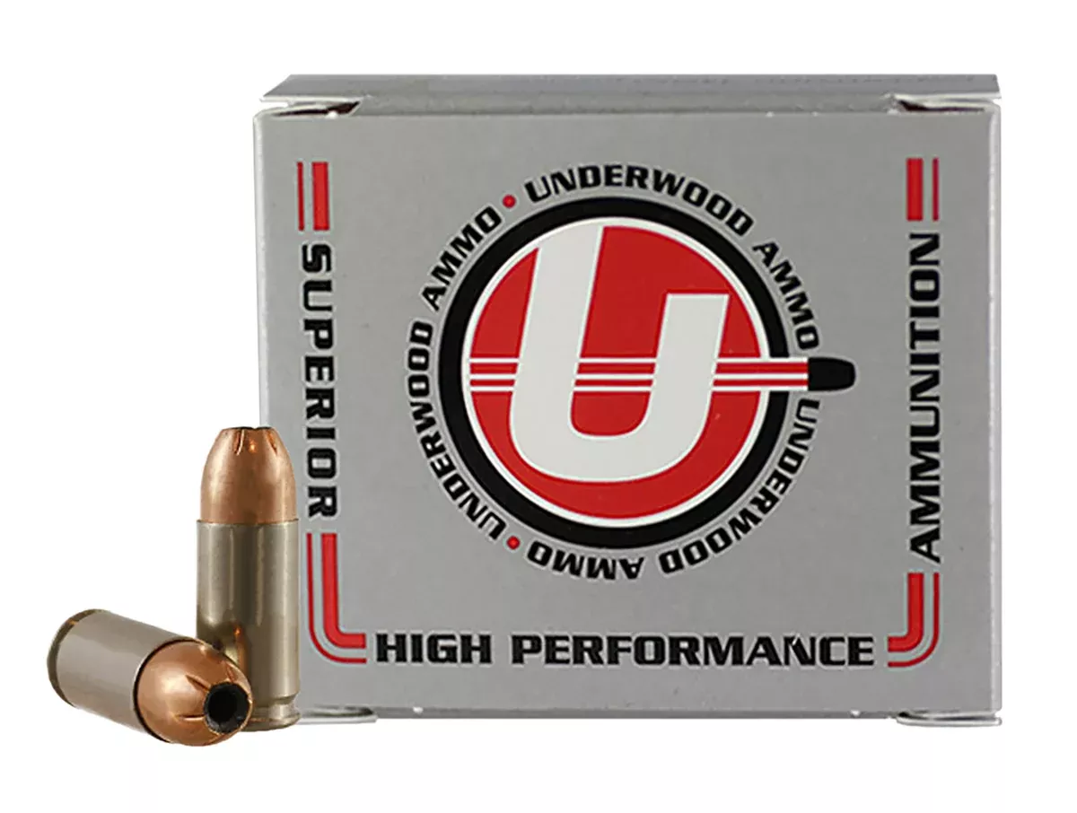 Underwood Ammo 139 ASP9mmLuger+P 147gr Jacketed Hollow Point 20 Per Box/10 Case