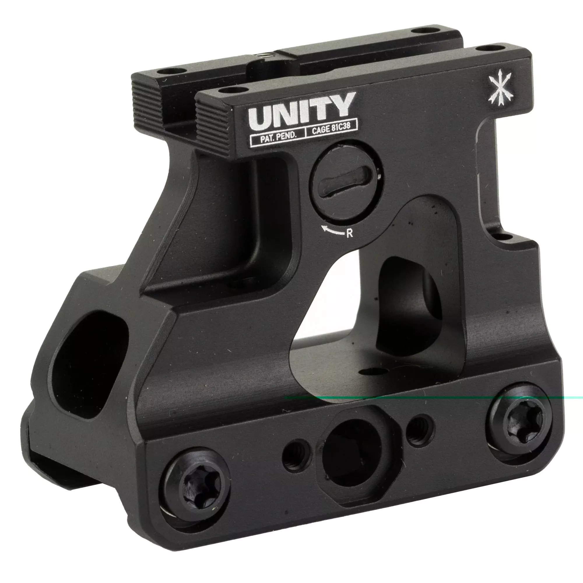 Unity Tactical FAST Trijicon MRO Mount, 2.26 in Height, 7075-T6 Aluminum, FST-MROB