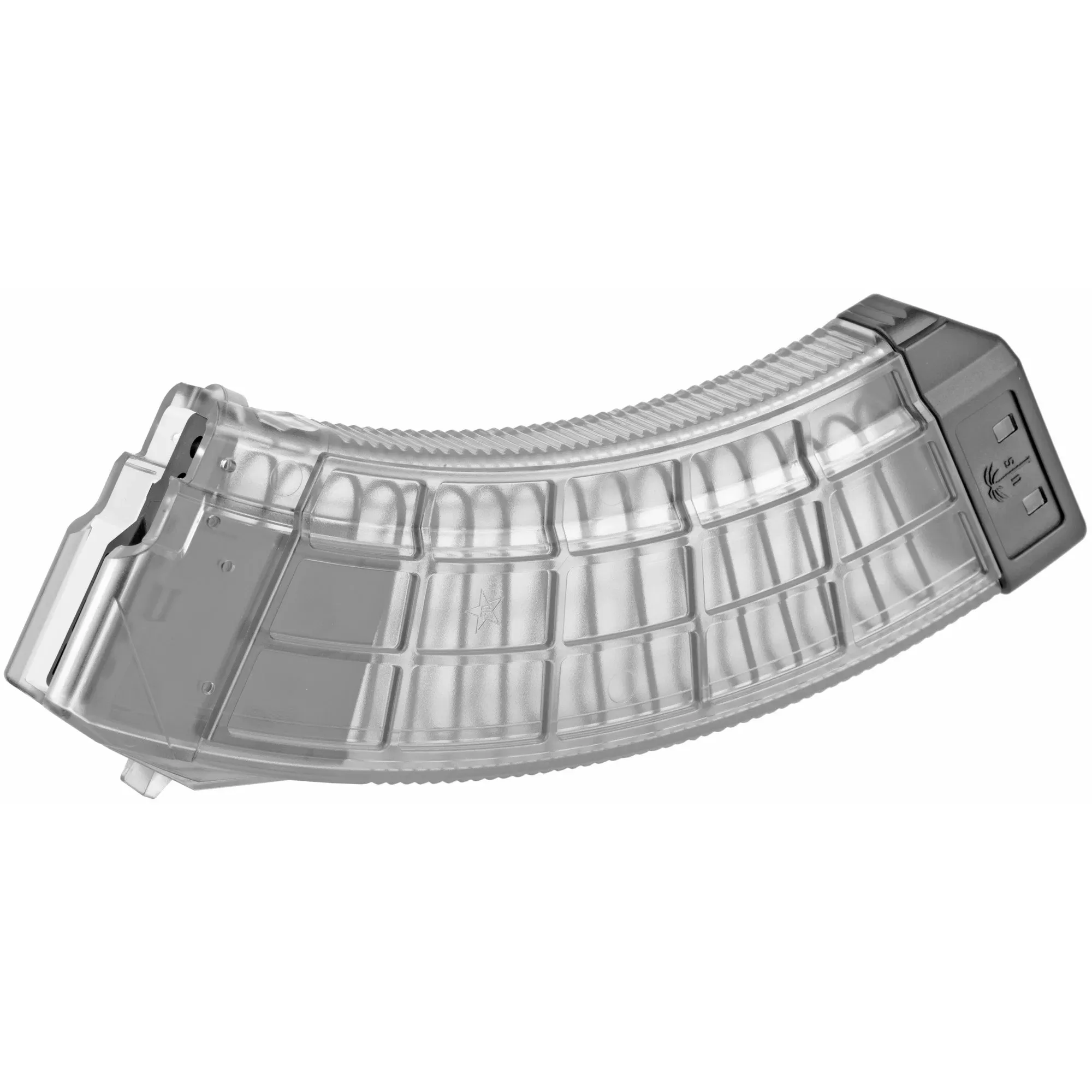 US Palm AK30R Clear Polymer AK-47 Magazine 30-Round 7.62x39mm MA1120A