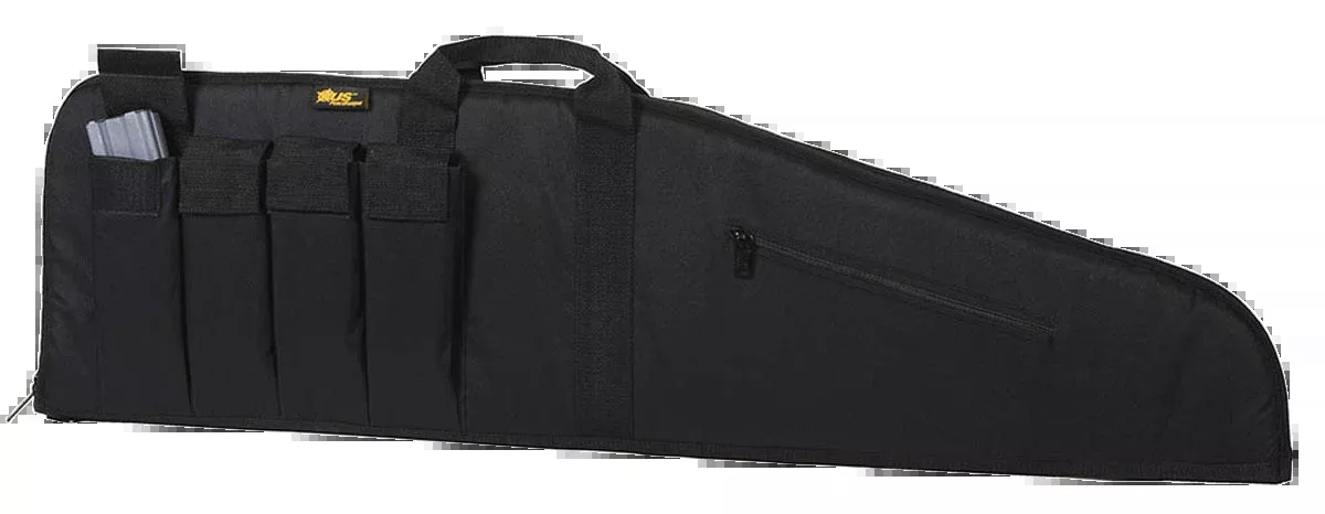 US PeaceKeeper Modern Sporting Rifle Case, Water-Resistant 600D Polyester, Tricot Liner, Lockable Zippers