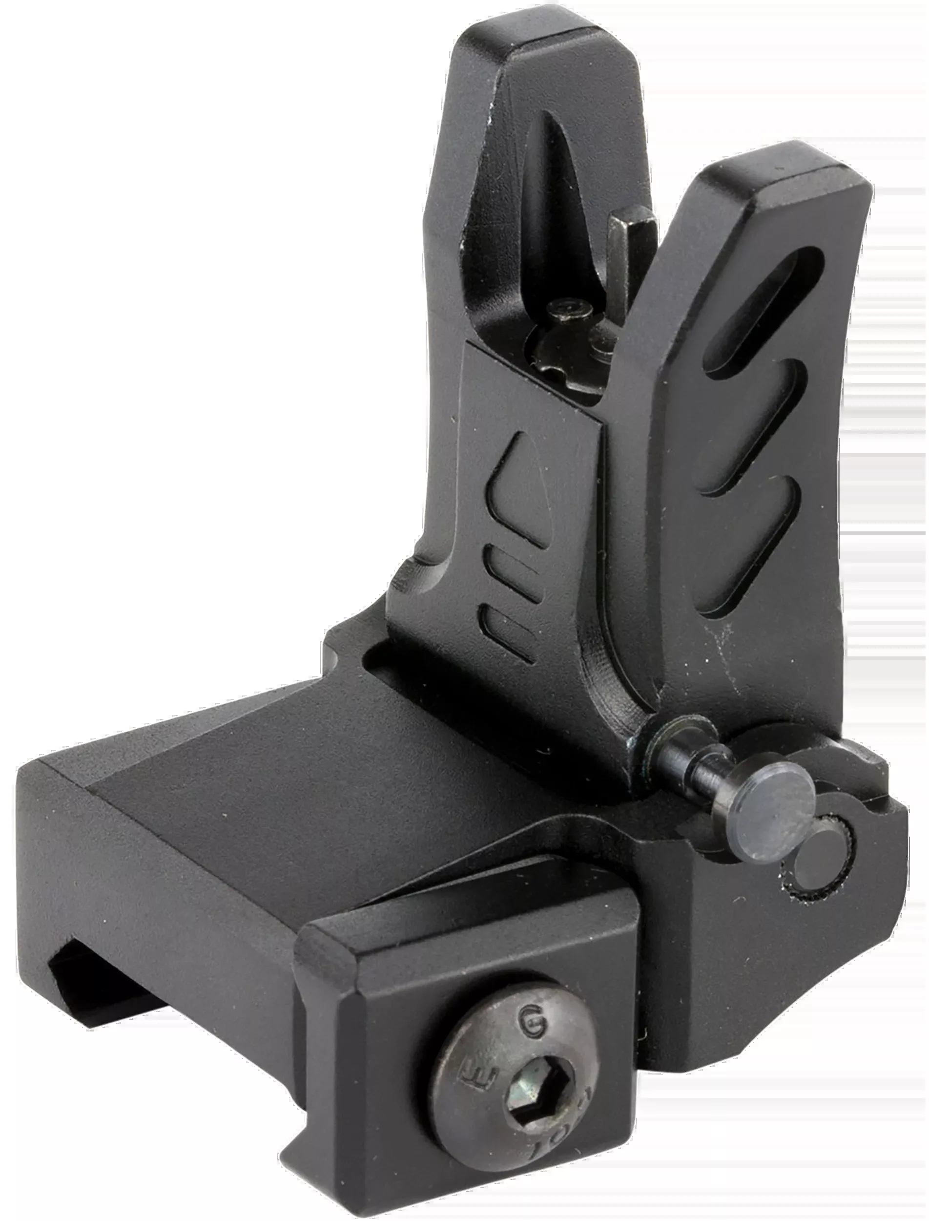 UTG ACCU-SYNC Flip-Up Front Sight for AR Platform, Picatinny/Weaver, Spring-Loaded Posi-Lock MNT755