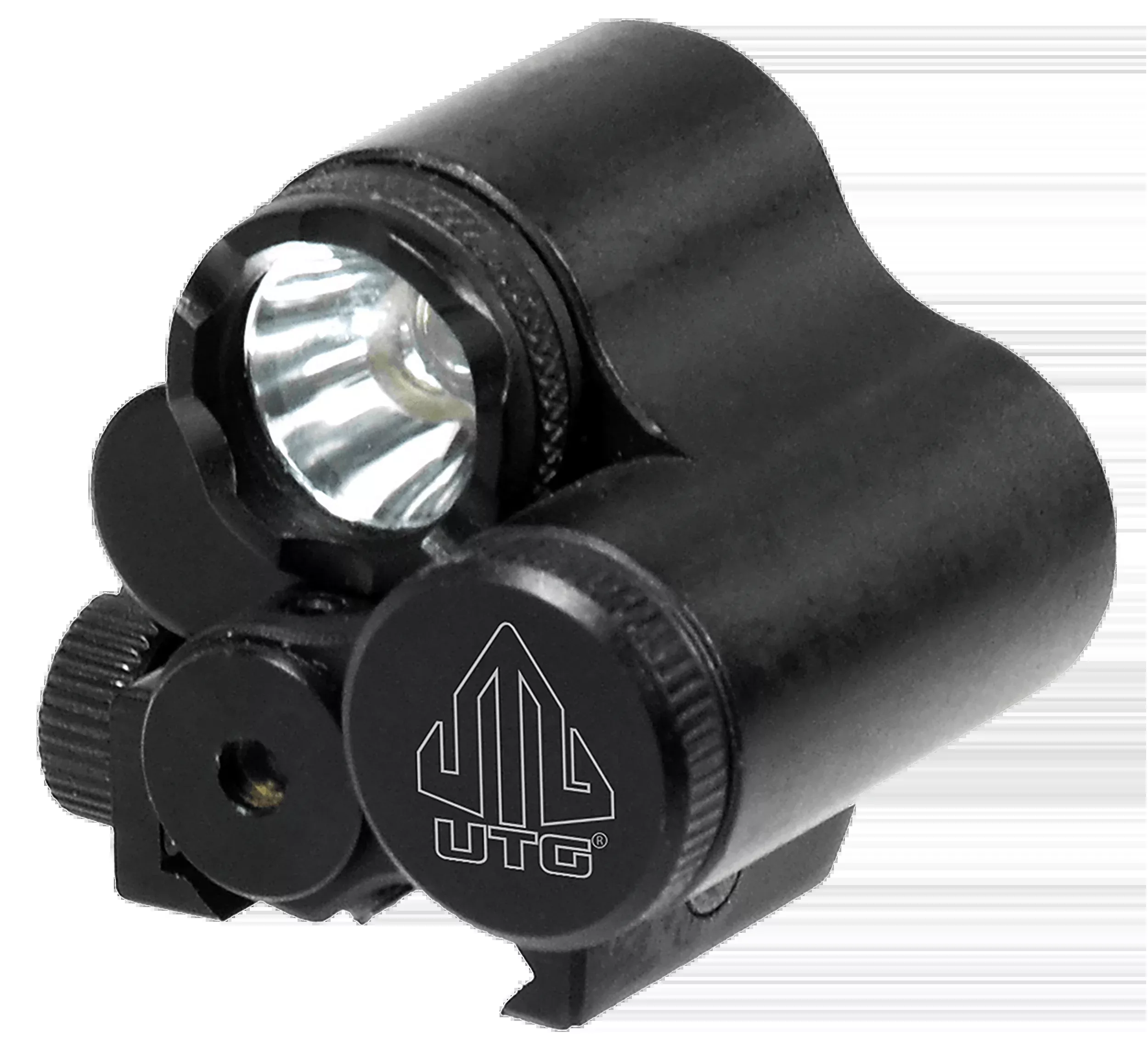UTG Sub-Compact LED Light and Red Laser Combo, 120 Lumens, Picatinny Mount - LT-ELP28R