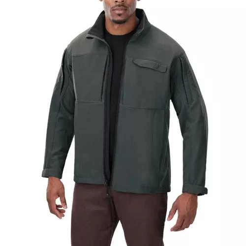 Vertx Downrange Soft Shell Jacket, Grey Medium — Water‑Repellent, Fleece Lined, VaporCore — VTXF1VTX8830SLMEDIUM
