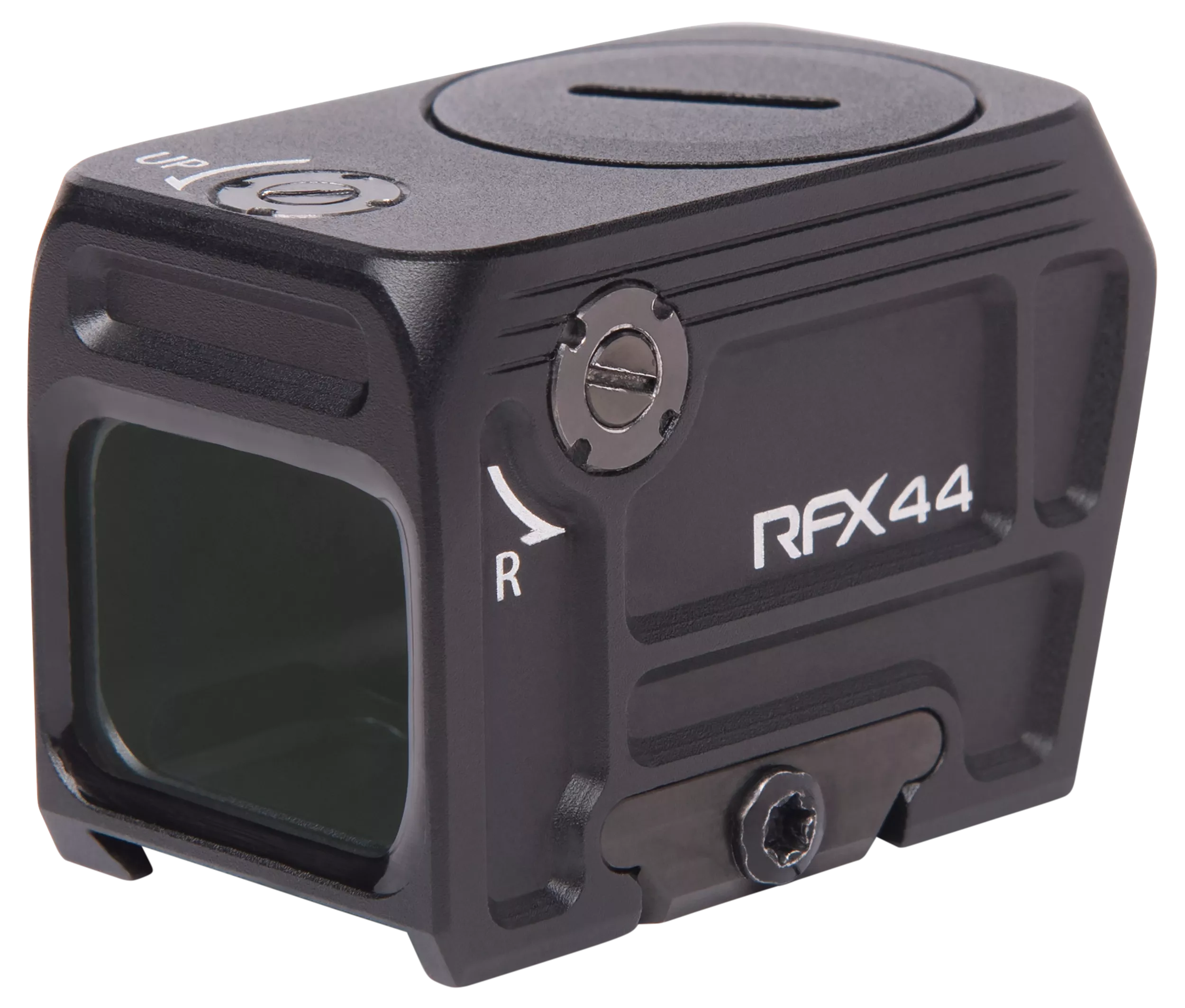 Viridian 9810112 RFX44Black Anodized 1 x 21 mm x 16.5 mm 5 MOA Green Dot ACRO Footprint/Picatinny Low Mount