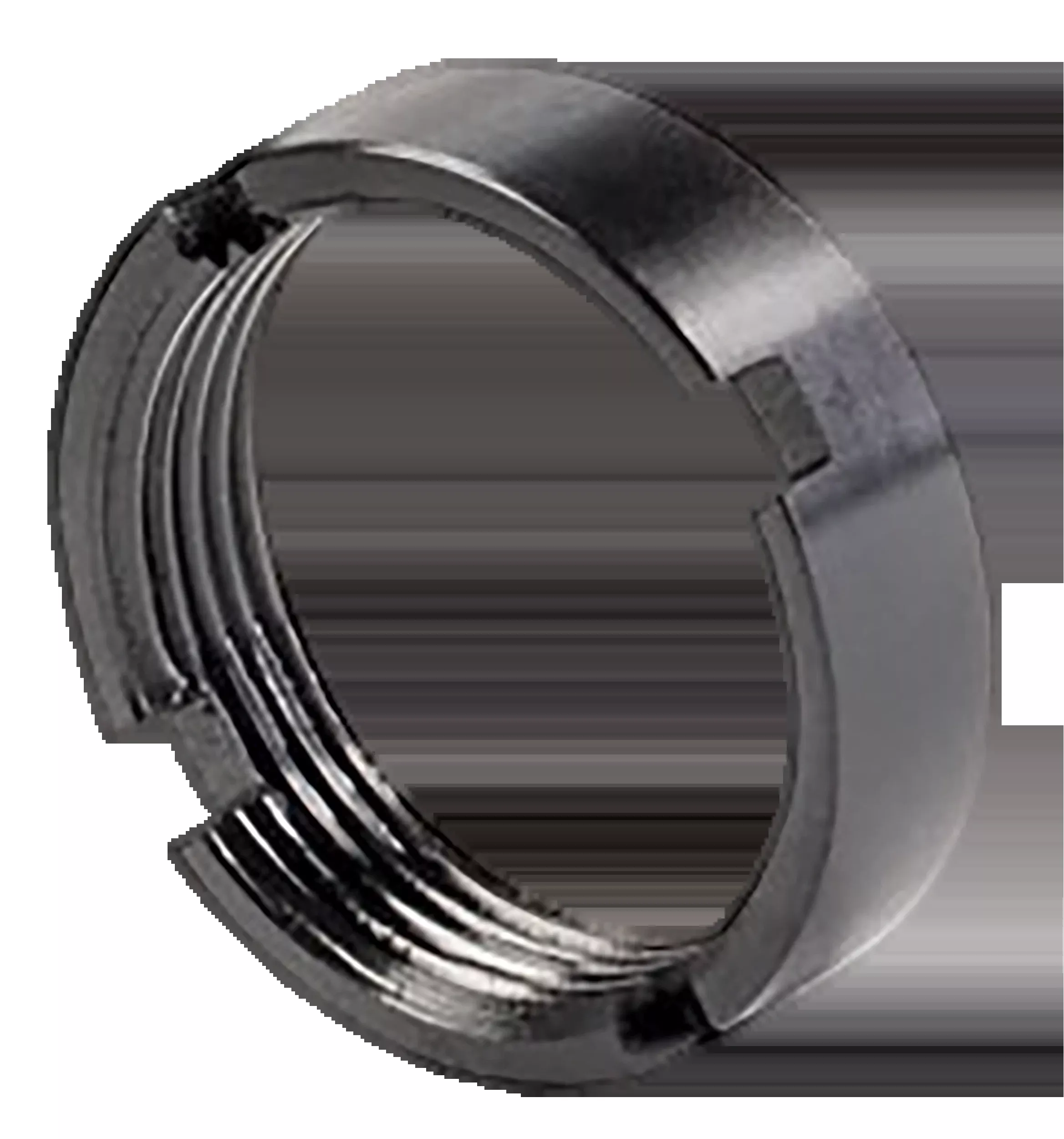 VKTR Industries AR-10/AR-15 Castle Nut, Black Phosphate Steel Buffer Tube Lockring WLA-PAC-7004-05