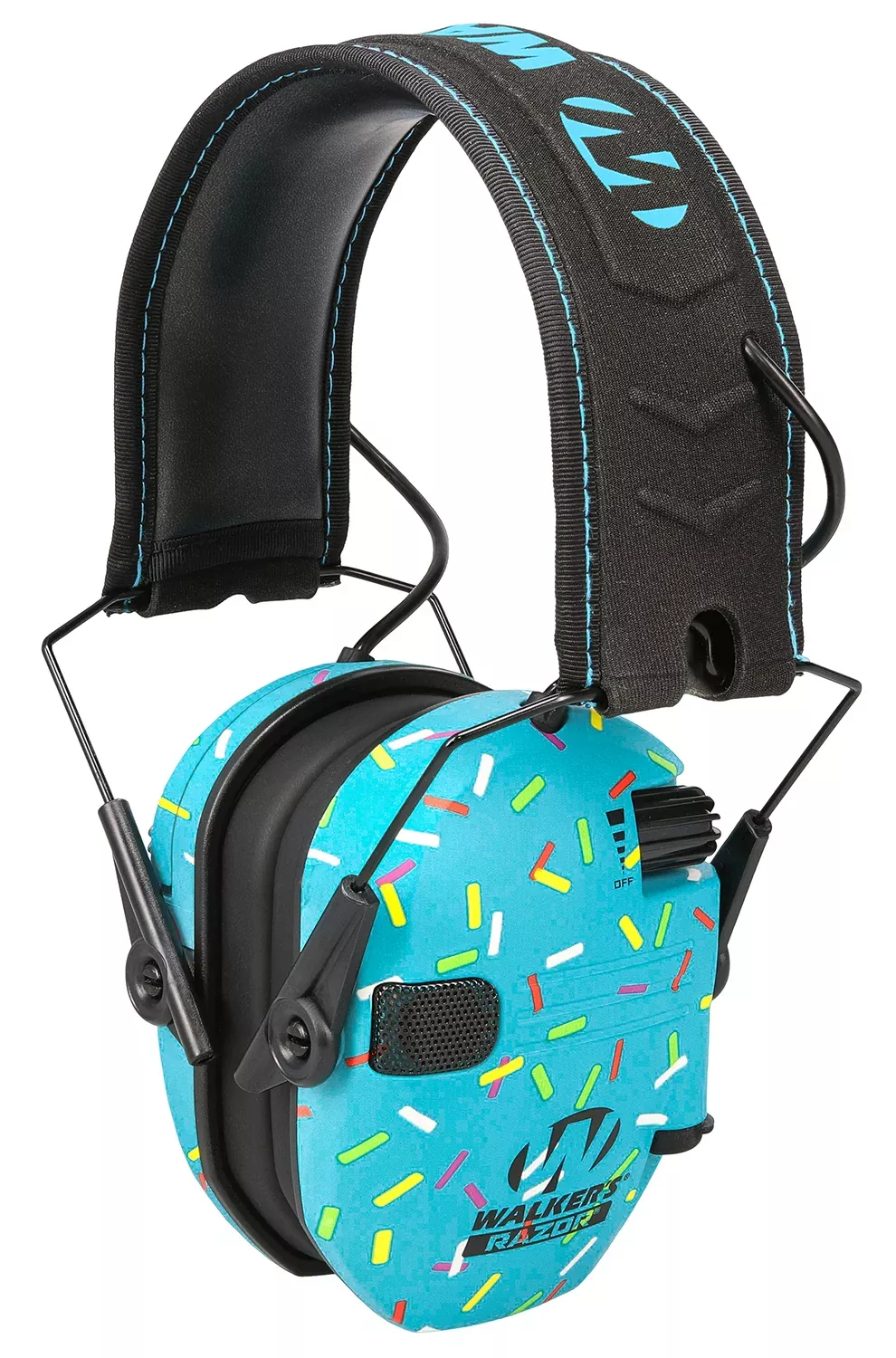 Walker's GWPFKDMSPRNKBL Passive23dB Over the Head Blue Sprinkles Youth