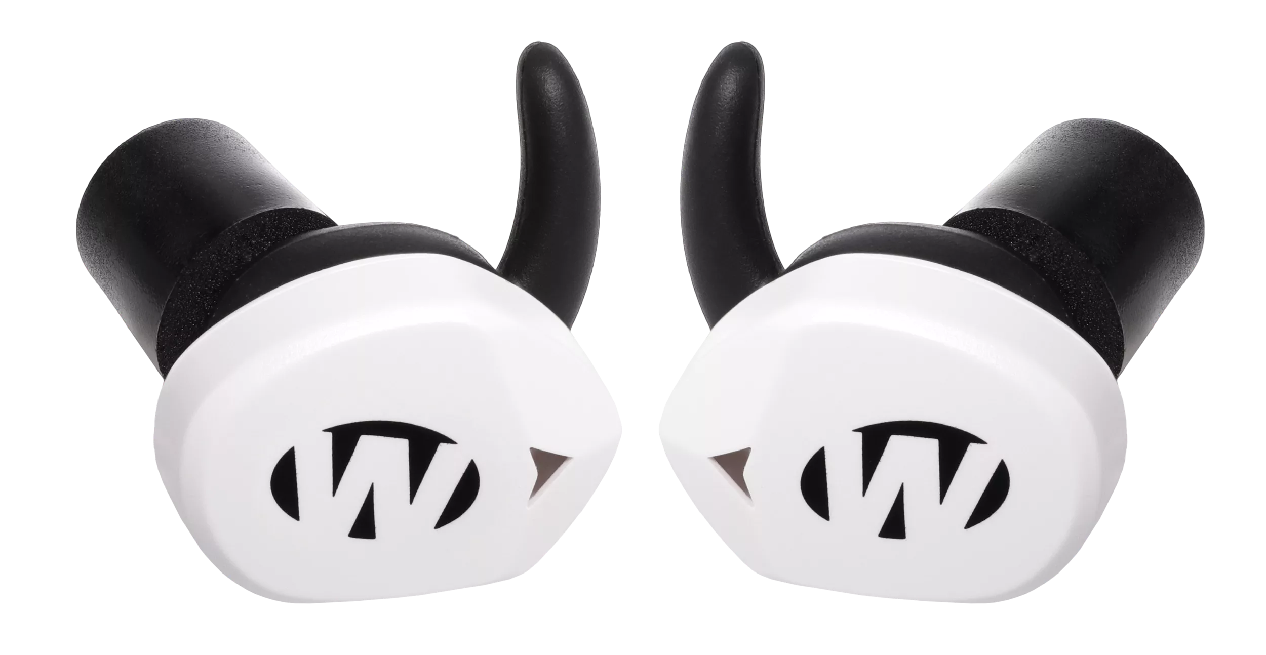 Walker's GWPSLCR2BTWHT Silencer BT 2.0 Electronic Ear Buds Sports South Exclusive White Polymer