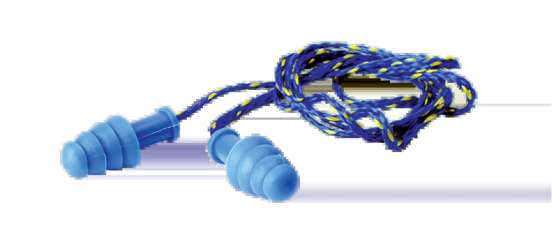 Walker's GWPTPRCORDBL Corded Rubber Ear Plugs 27 DB In The Ear Blue Adult