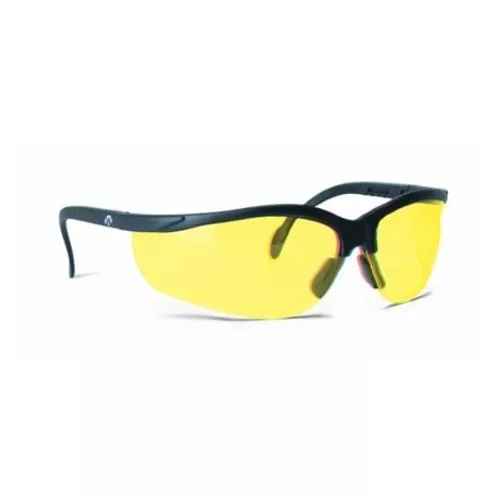 Walker's Impact Resistant Sport Glasses ANSI 287.1 Yellow Lenses Black Frame GWP-YLSG