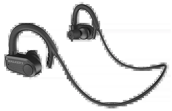 Walkers Game Ear ATACS Sport Earbuds Hearing Protection, Bluetooth 5.0, 24 dB Noise Reduction, GWPSPEB