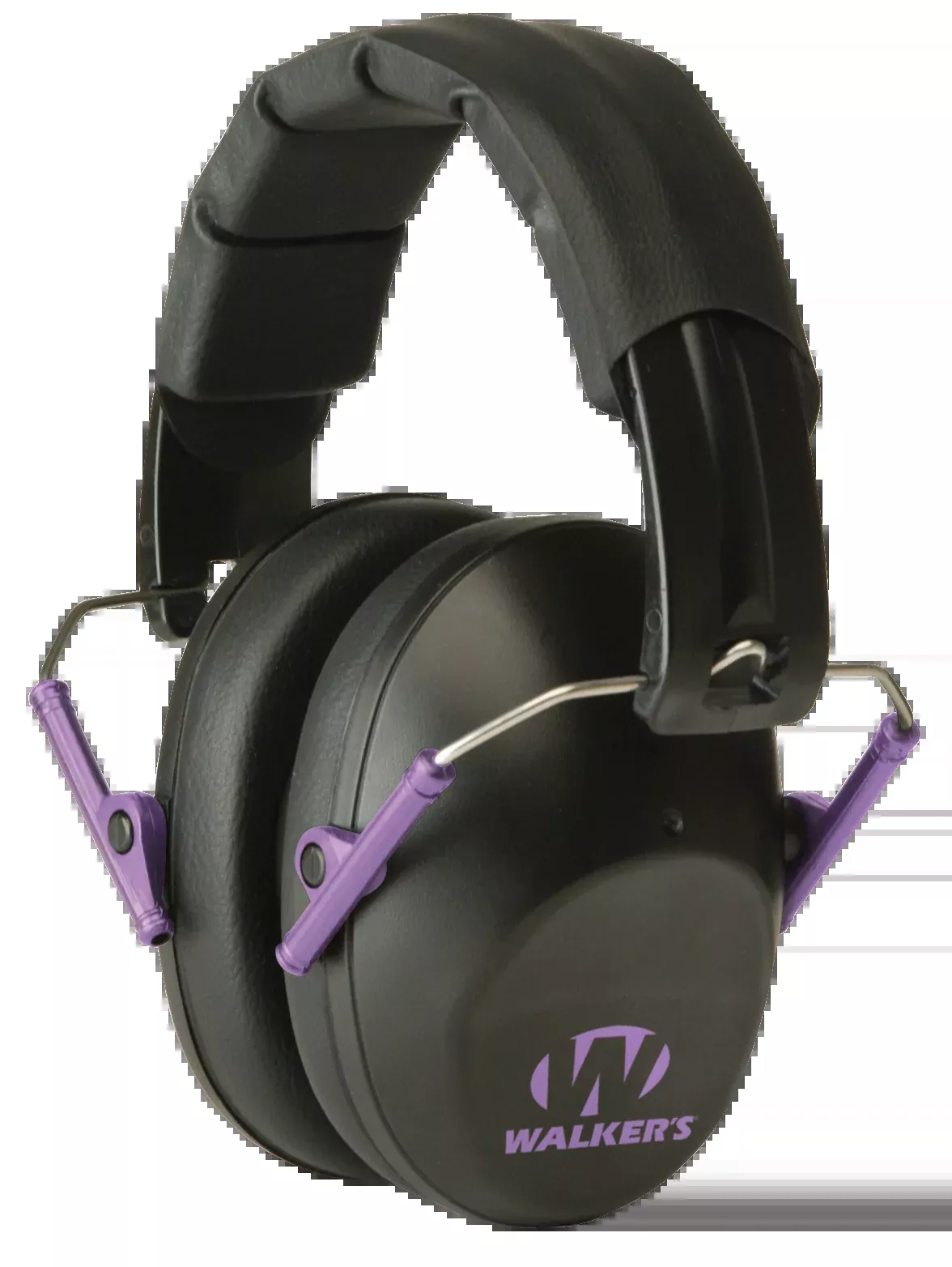 Walkers Game Ear Pro Low Profile Passive Earmuff, Over-the-Head, Noise Reduction Rating 22 dB, GWPFPM1BKPU