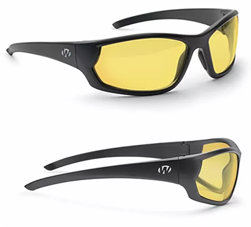 Walkers GWPIKNFF1AMB Ballistic Eyewear IKON Carbine Adult Amber Lens Matte Black Frame