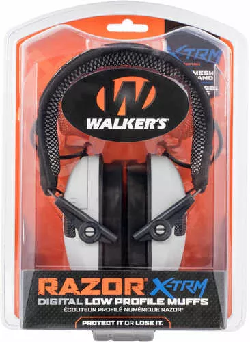 Walkers Razor Pro Digital Polymer Over the Head Gray Ear Cups