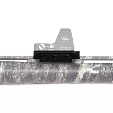 Warne 6108M Red-dot Shotgun Rib Reflex Mount - Black Anodized Finish