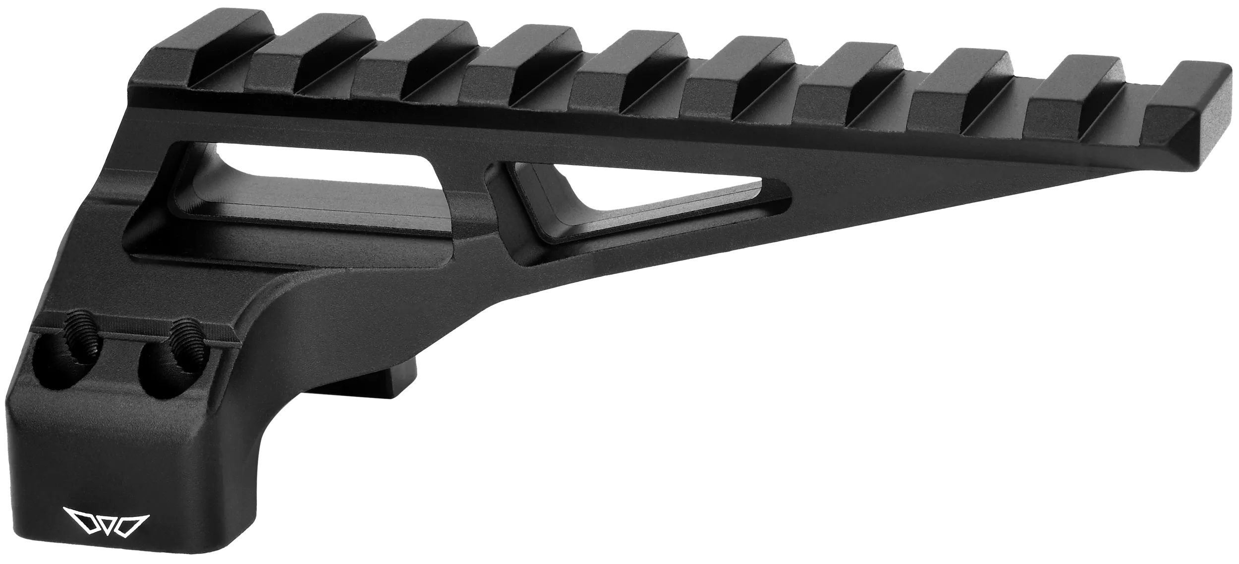 Warne 7861M DiviingBoard MountBlack Aluminum 35mm Tube Rifle