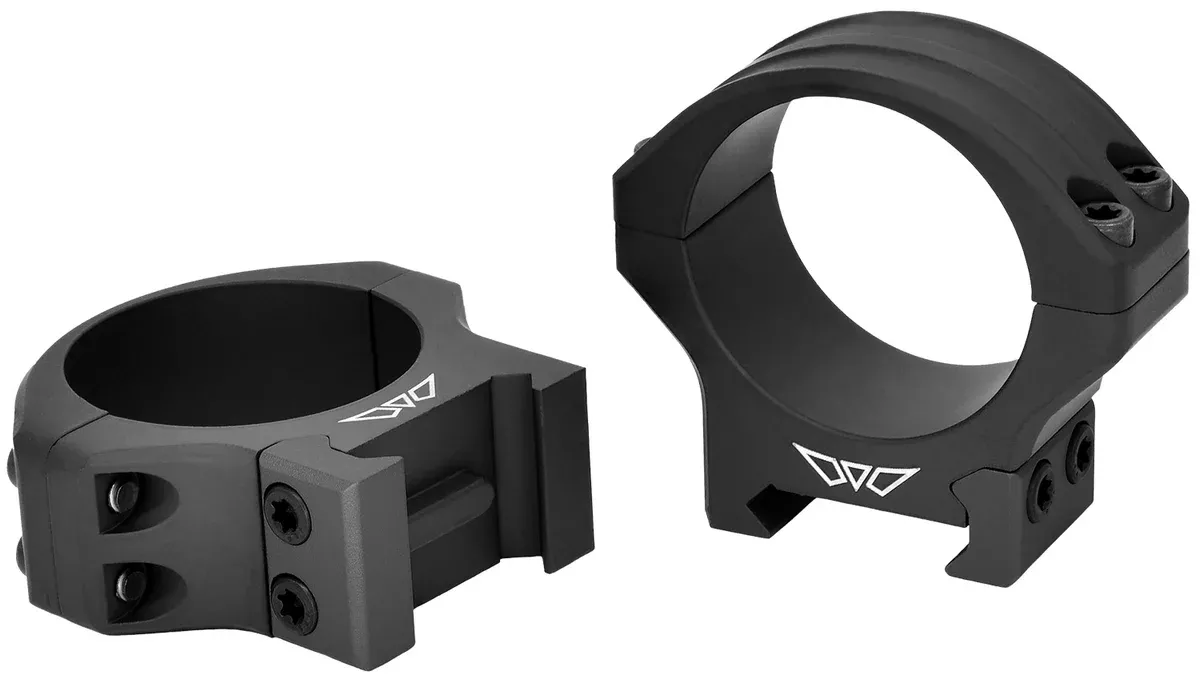 Warne 8520M HyperLiteMatte Black MagnaFusion Alloy 34mm Tube Low Maxima/Weaver/Picatinny