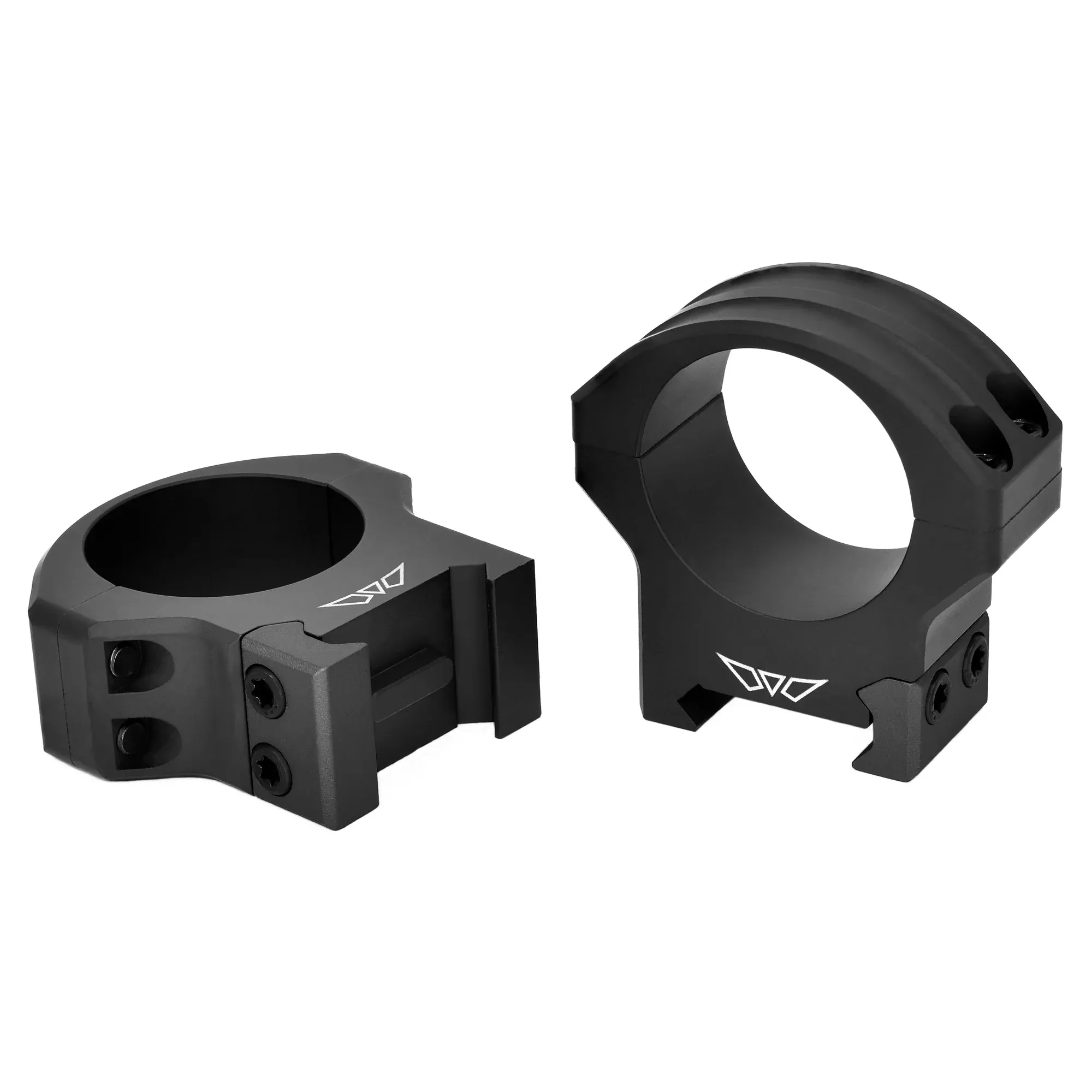 Warne HyperLite 30mm Scope Rings, Medium Height, Ultralight MagnaFusion Alloy, Matte Black 8514M