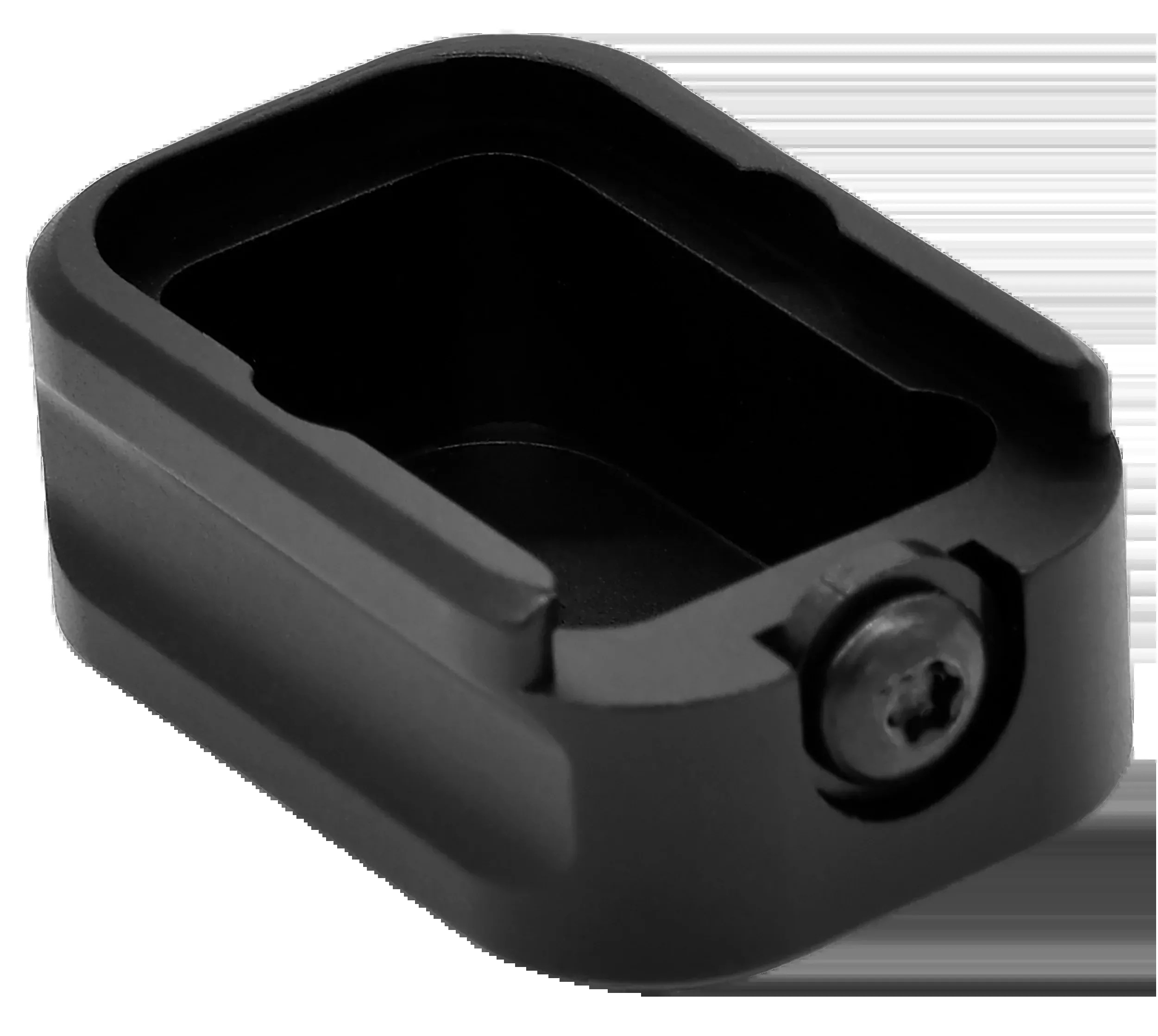Warne Magazine Extension for Glock 19/23, 6061-T6 Aluminum Hardcoat Anodized Black +3/+2 MEG1932BLK