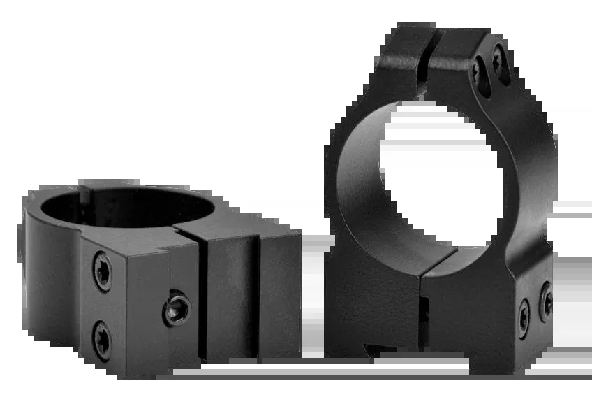 Warne Maxima CZ 527 16mm Dovetail 1 in Medium Steel Scope Rings, Matte Black Vertical Split, 1B1M