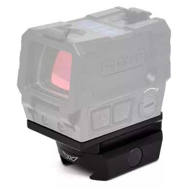 Warne Red Dot Riser for the Holosun AEMS - Aluminum Construction, Anodized Finish, Black