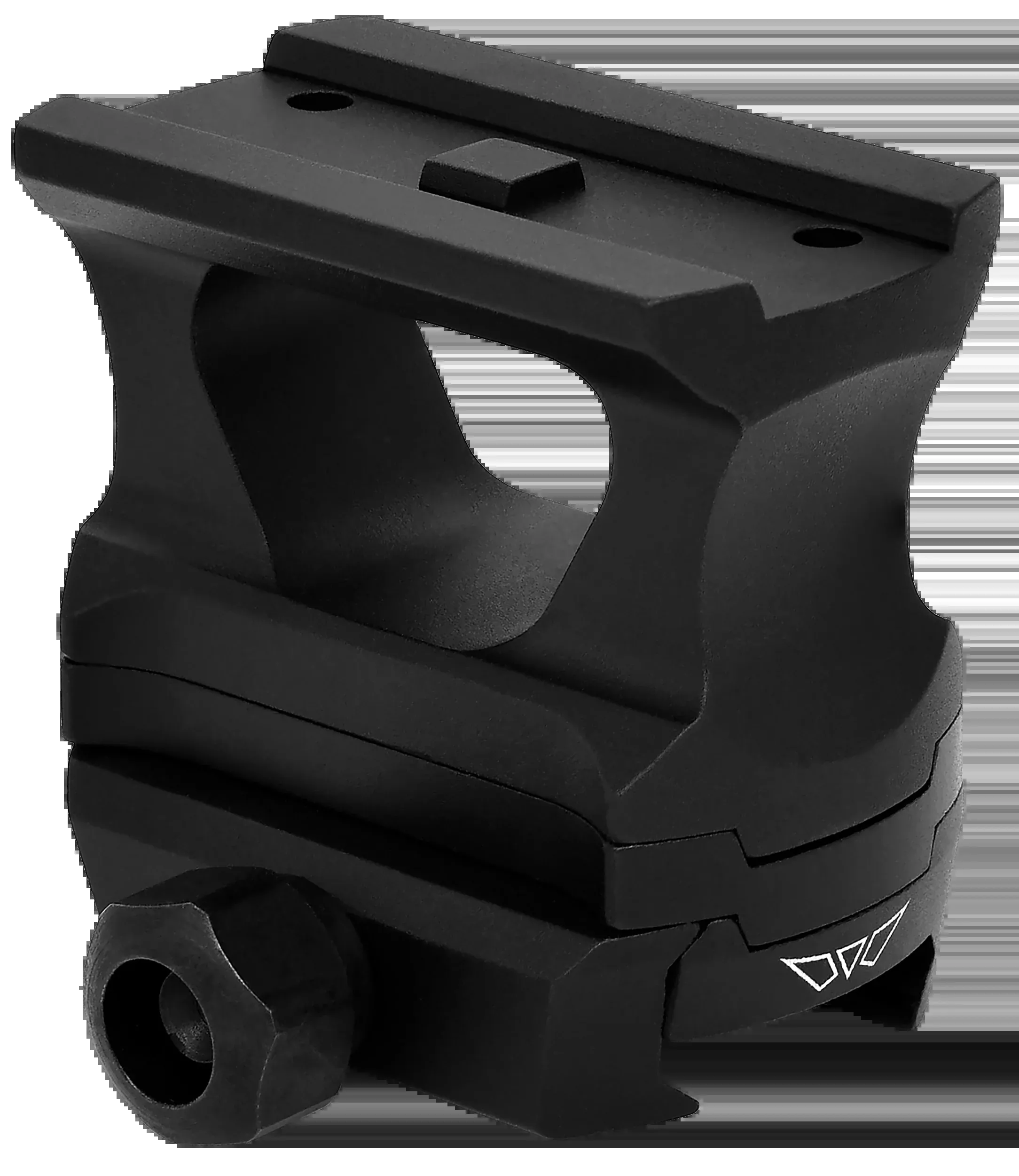 Warne Red Dot Riser Mount for Aimpoint T1/T2 – Adjustable Co-Witness, Picatinny, Black Anodized, 6106M