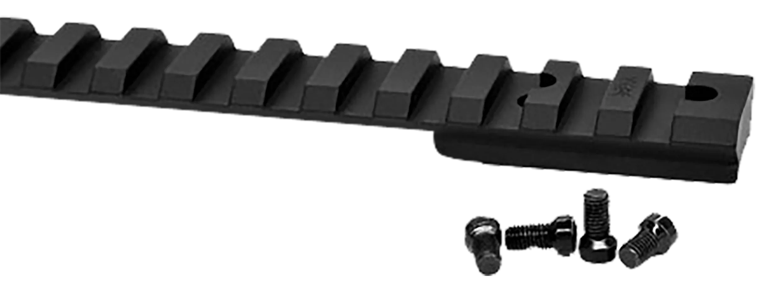 Warne V46815MOA Vapor Picatinny Rail Black Anodized Aluminum Savage 93/93R17/Mark II Rimfire "E", 15 MOA