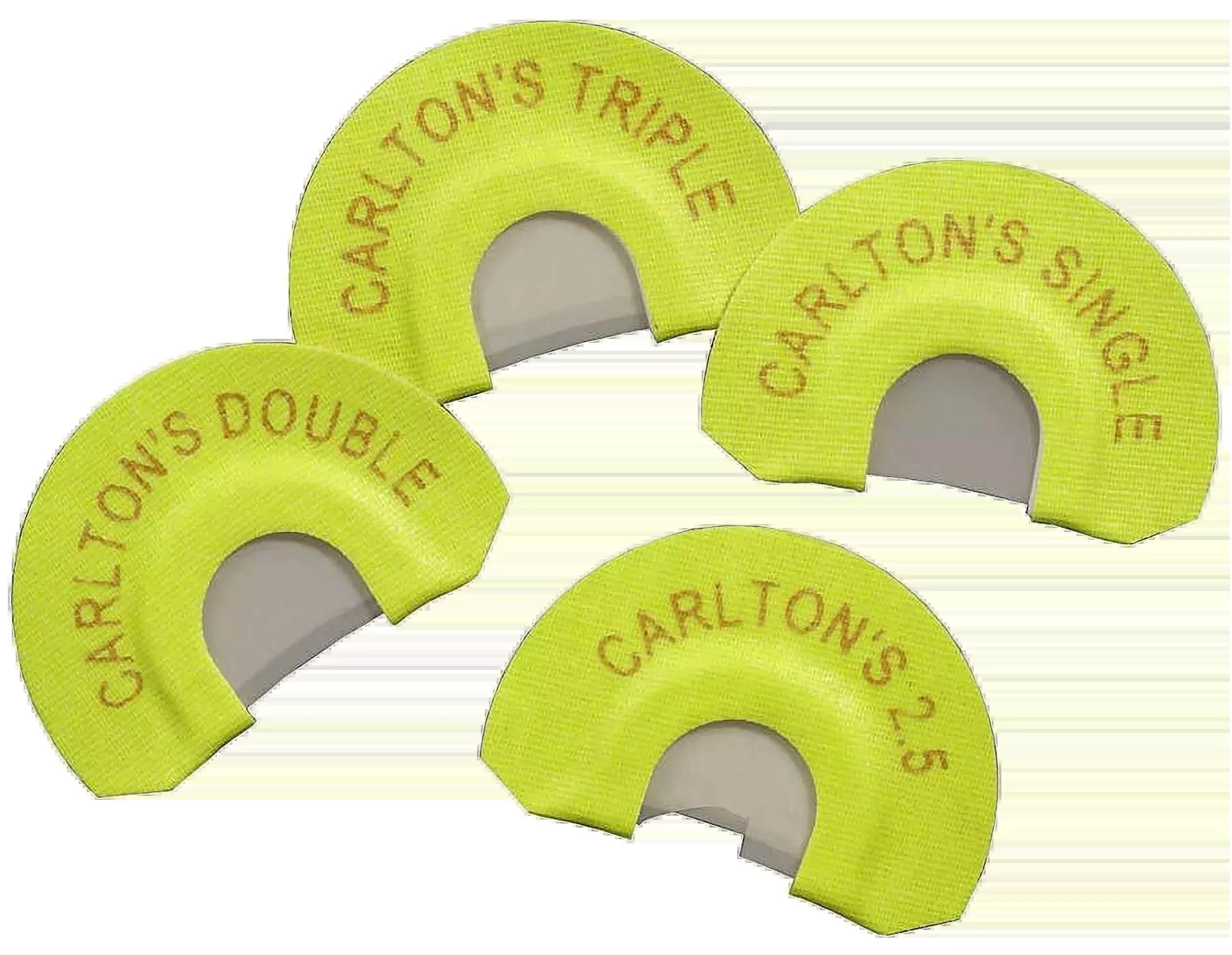 Wayne Carlton's Calls Essential Elk Diaphragm Call 4-Pack, Premium Flex Infinity Latex, Stack Case 70314